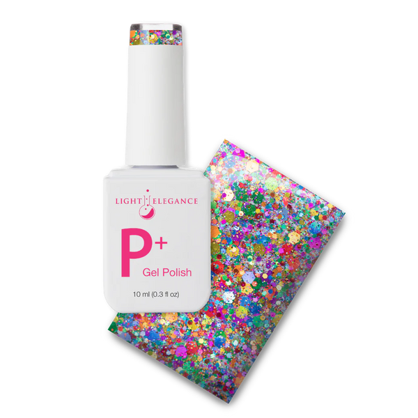 P+ GLITTER GEL POLISH THE BROADWAY ברודווי