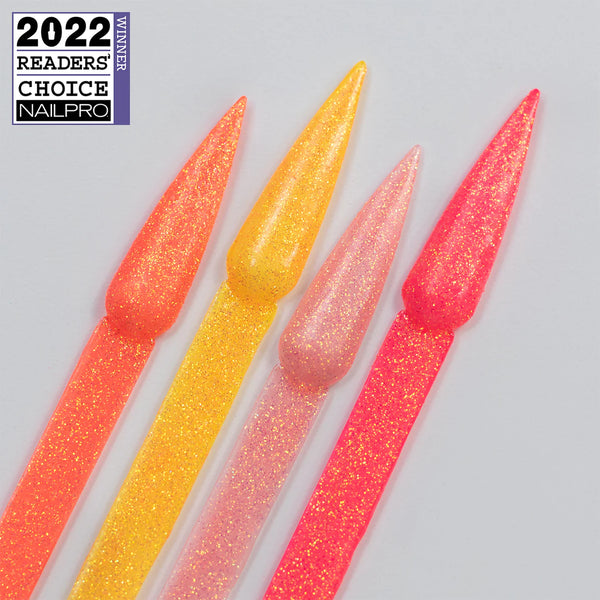 P+ ORANGE CRUSH GLITTER GEL POLISH 10 ML(53118)