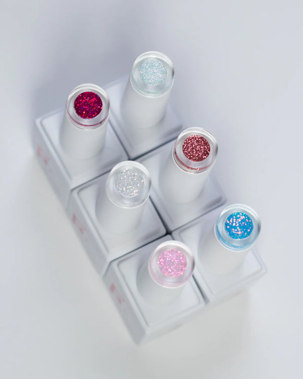 קולקציית 6 גליטר P+ Glitter Gel Polish Girls Night In