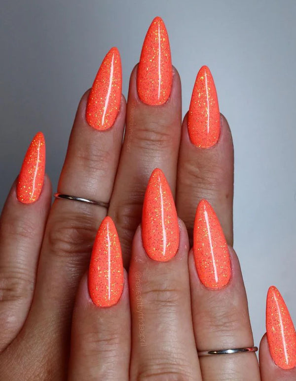 P+ ORANGE CRUSH GLITTER GEL POLISH 10 ML(53118)