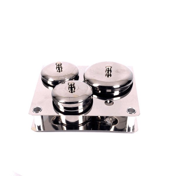 סט נירוסטה לאקריל