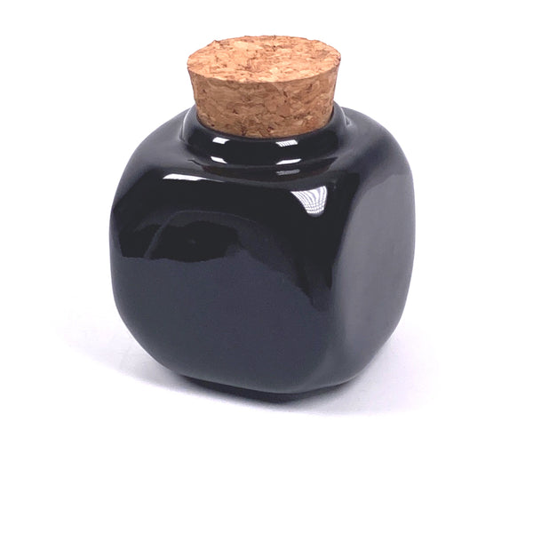 כוסית פורצלן קרמית לנוזל אקריל