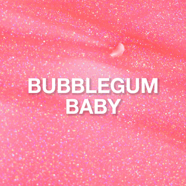 P+ BUBBLEGUM BABY GLITTER GEL POLISH (23515)