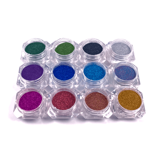 אבקת פיגמנט/גליטרים לג'לים צבעונית