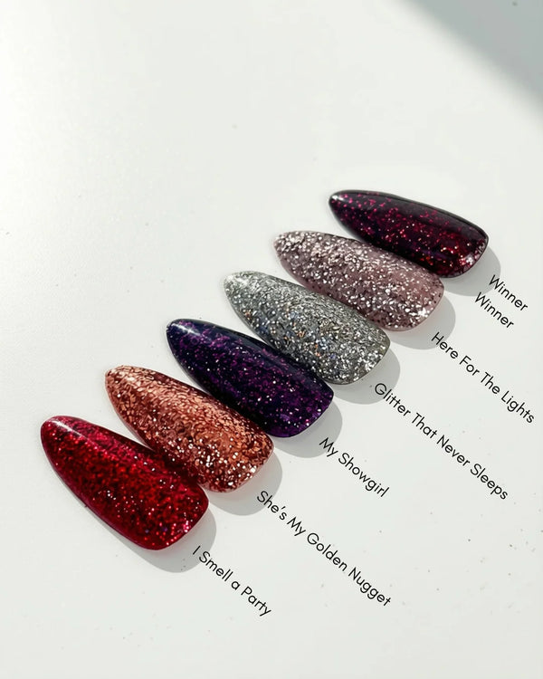P+ Glitter Gel Polish Viva Las Vegas Collection