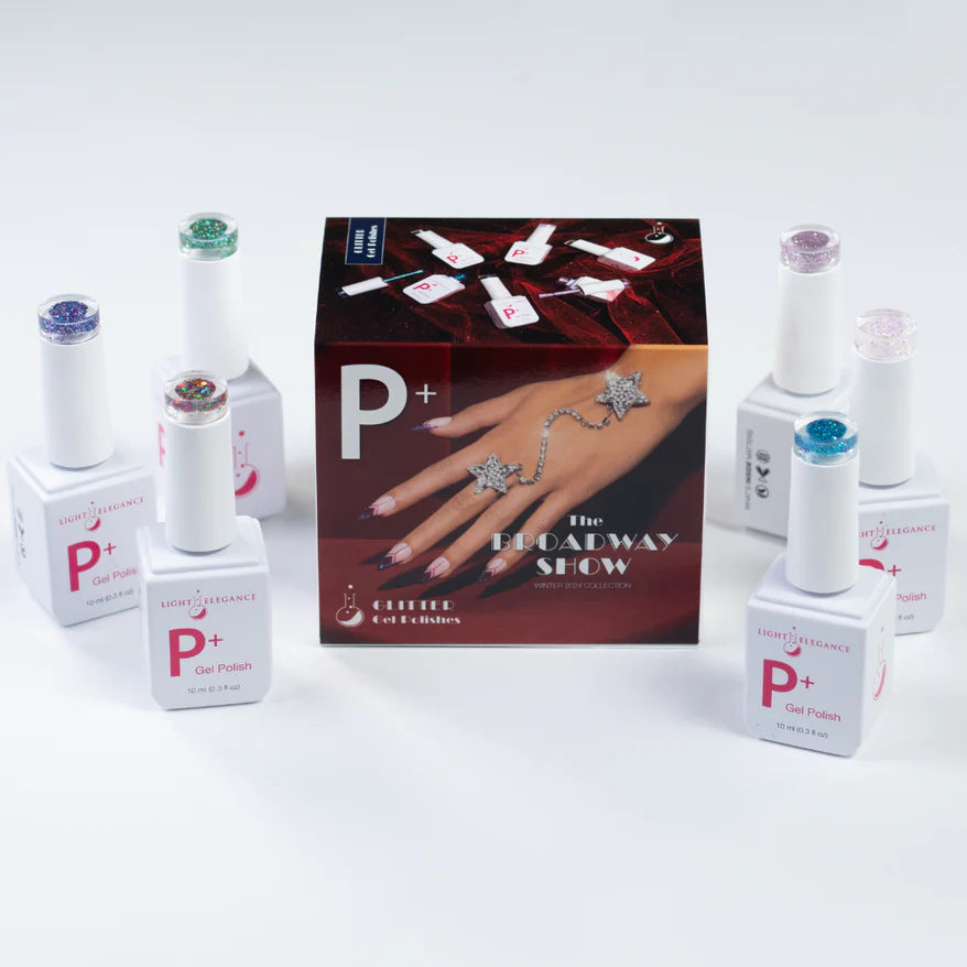 P+ GLITTER GEL POLISH THE BROADWAY ברודווי