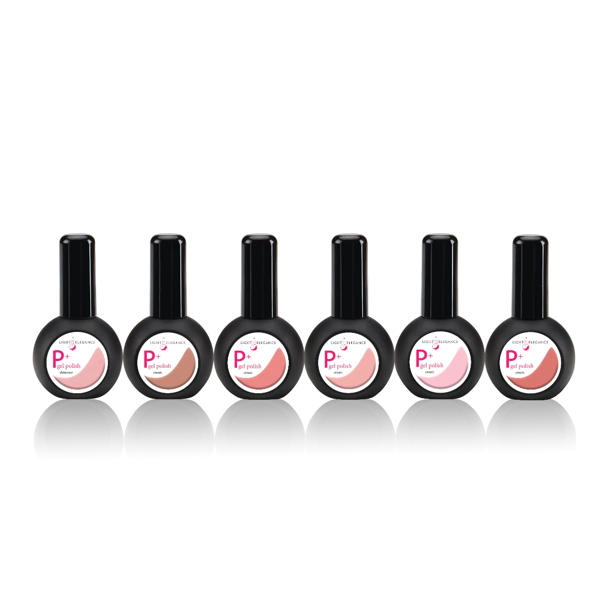 P+ GEL POLISH PINKPLUS COLLECTION PACK (22096)  (ג'לים קולקציה (6