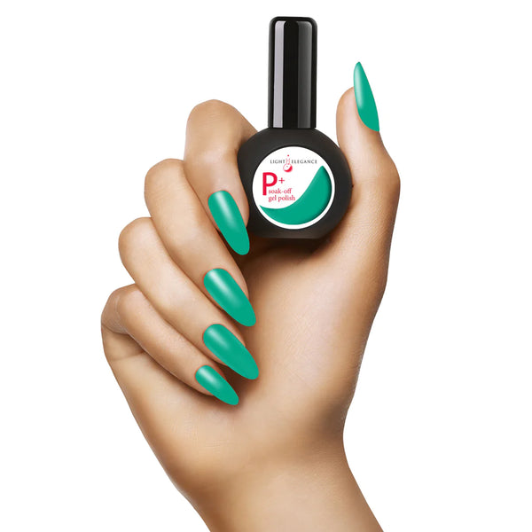 P+ NIGHT TERROR TEAL GEL POLISH (22438)