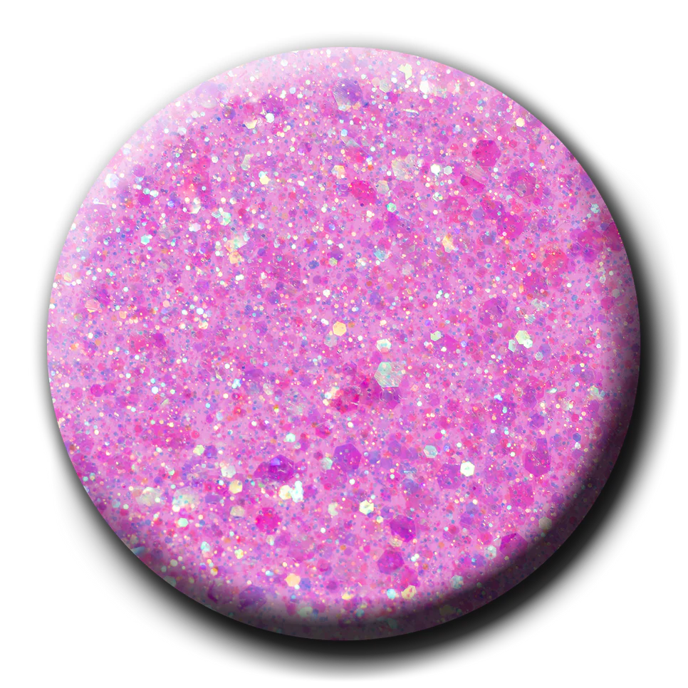 P+ PIXIE PURPLE GLITTER GEL POLISH (23516)
