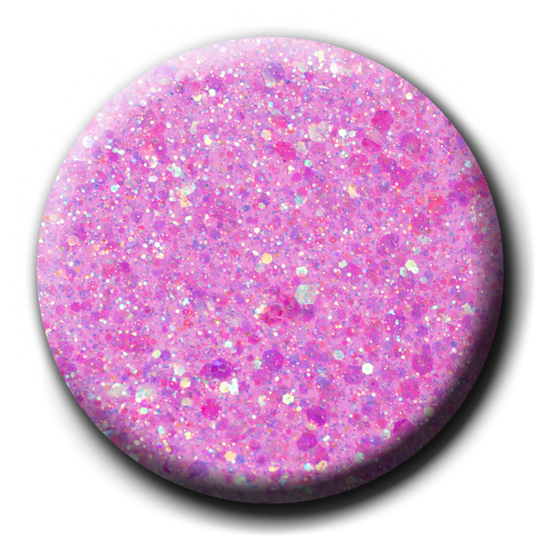 P+ PIXIE PURPLE GLITTER GEL POLISH (23516)